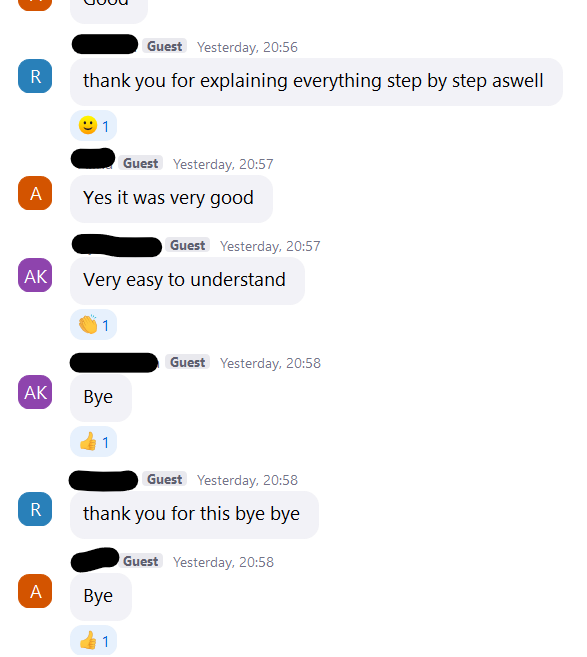 Live Group Lesson Feedback - Step by Step Teaching
